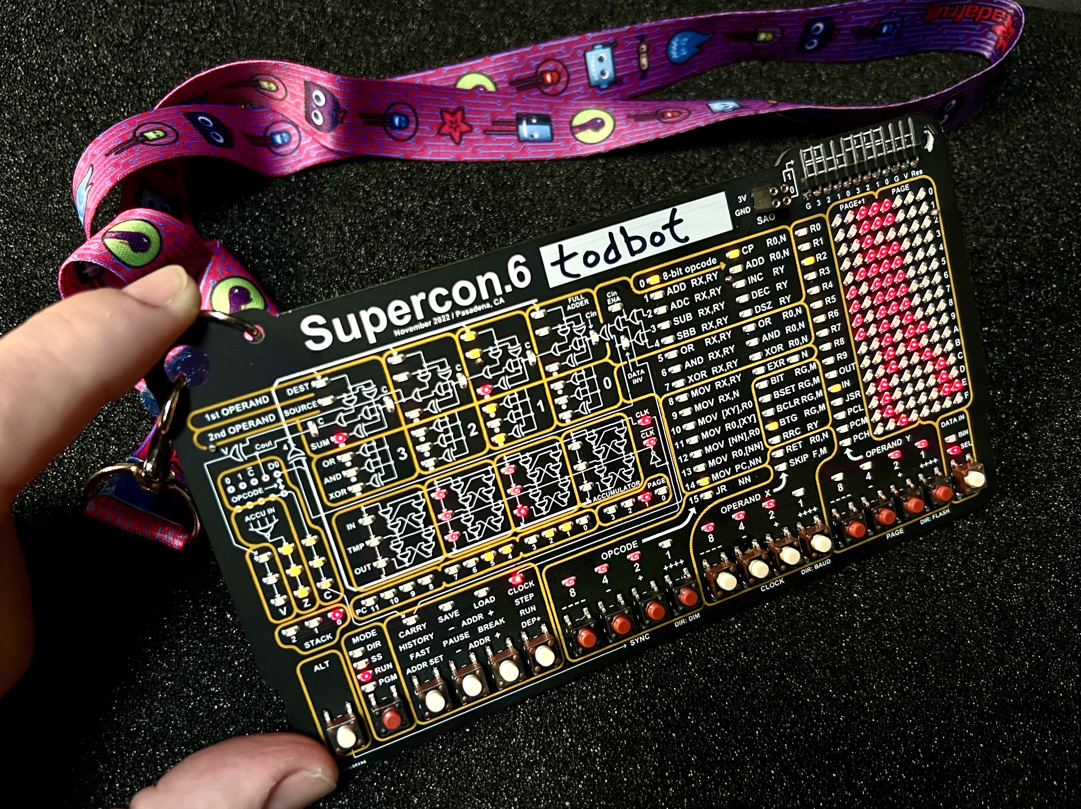 Todbot&rsquo;s Supercon Badge